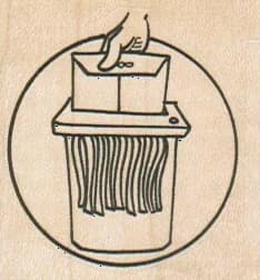 Paper Shredder 1 3/4 X 1 3/4