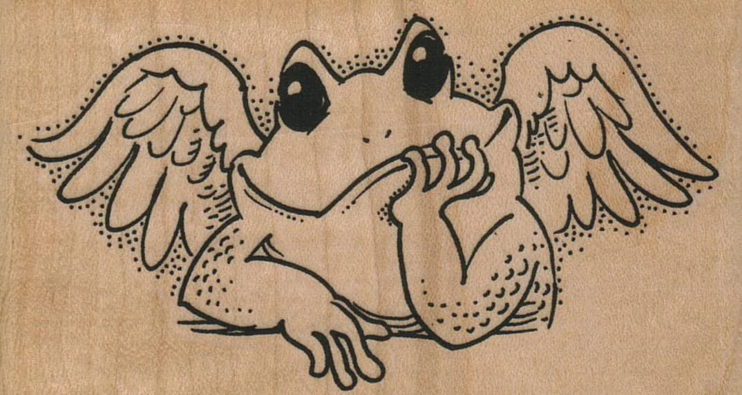 Frog Angel 3 3/4 X 2