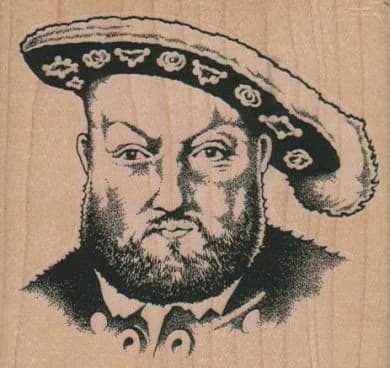 King Henry Viii 3 1/4 X 3