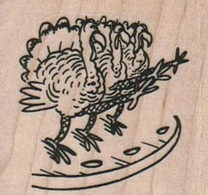 Turkey Chorus Line 2 1/4 X 2