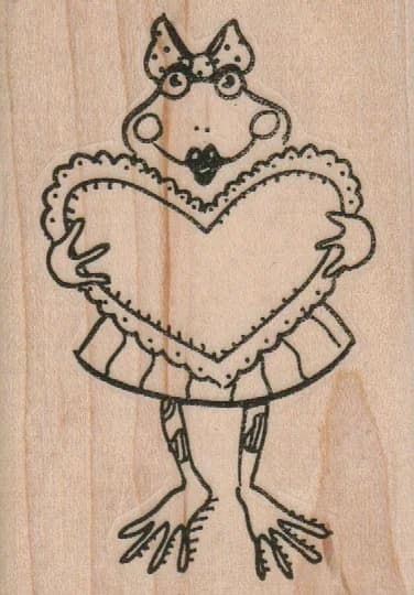 Frog With Big Heart 2 X 2 3/4