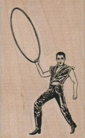 Man With Hoop 2 X 3