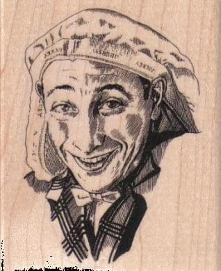 Underpants On Head Man 2 1/2 X 3