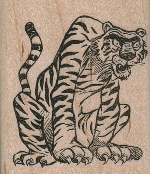 Angry Tiger 1 3/4 X 2