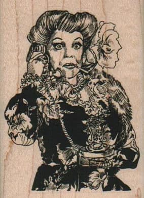 40's Phone Lady 2 X 2 3/4