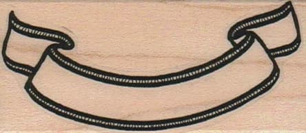 Fancy Ribbon Banner 1 1/2 X 3