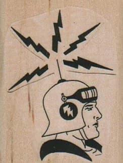 Spaceman 1 3/4 X 2 1/4