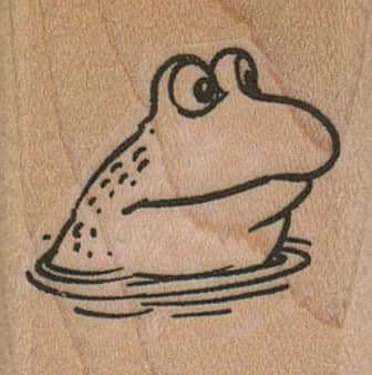 Frog In Water 1 1/4 X 1 1/4