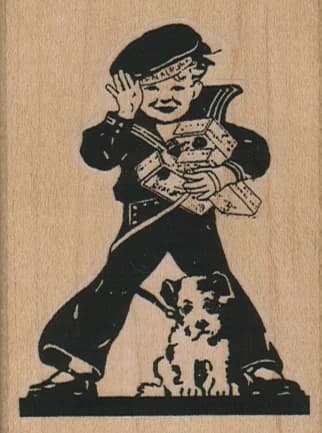 Saluting Kid 2 1/4 X 3