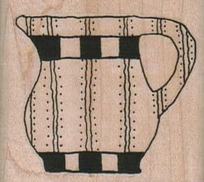 Striped Pitcher/lg 2 X 1 3/4