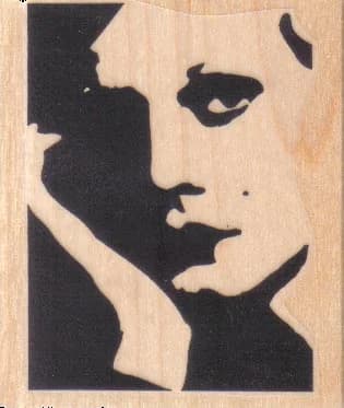 Lady's Face 2 1/4 X 2 1/2