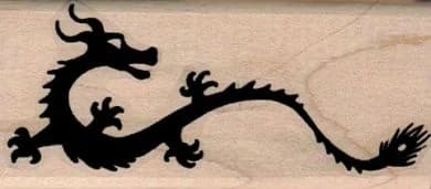 Stylized Dragon Large 11/2 X 3 1/4