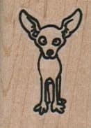 Small Chihuahua Standing 1 X 1 1/4