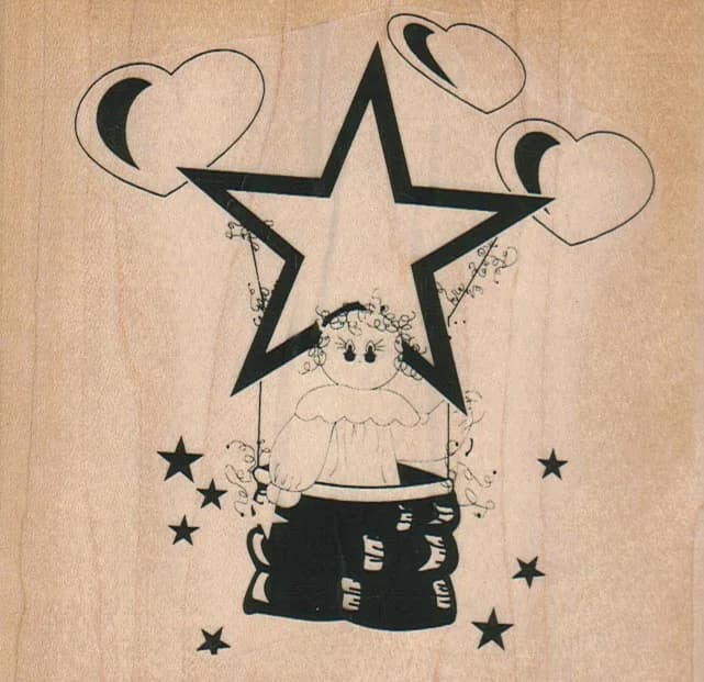 Stars And Hearts 3 3/4 X 4 1/4