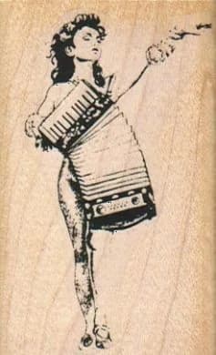 Squeeze Box Gal 1 3/4 X 2 3/4