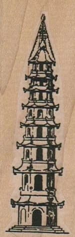 Asian Temple (tall) 1 1/4 X 3 1/4