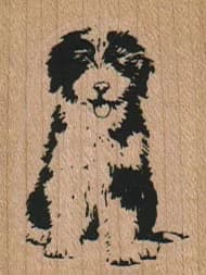 Old English Sheepdog/small 1 1/2 X 1 3/4