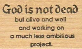 God Is Not Dead 1 1/4 X 2