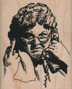 Phone Finger Lady 2 X 2 1/2