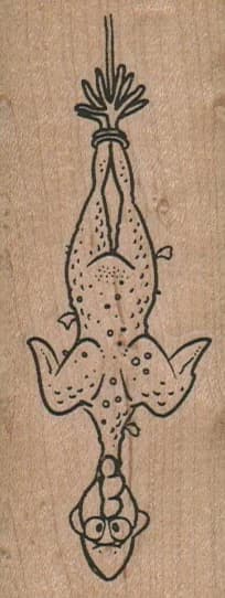 Rubber Chicken Hanging 1 1/2 X 3 3/4