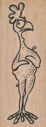 Rubber Chicken Standing 1 1/4 X 3
