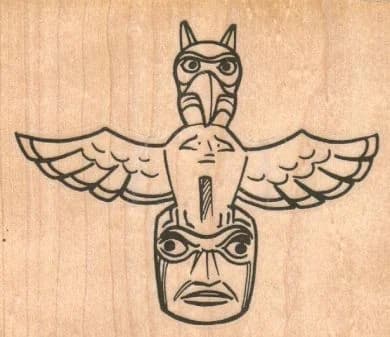 Owl Totem 3 1/4 X 2 3/4