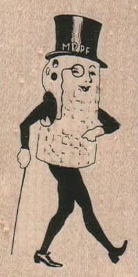 Mr. Peanut 1 1/2 X 2 3/4