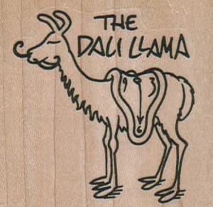 The Dali Llama 2 1/4 X 2