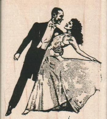 Dancing Couple 2 1/2 X 2 3/4