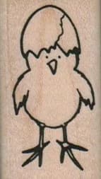 Chick With Egg On Head 1 X 1 3/4