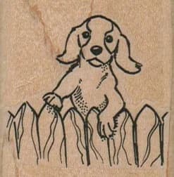 Dog On Fence 1 3/4 X 1 3/4