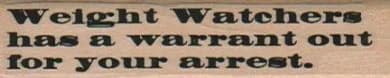 Weight Watchers Has/warrant 3/4 X 3