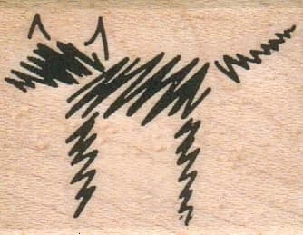 Sketch Dog 1 1/2 X 1 3/4