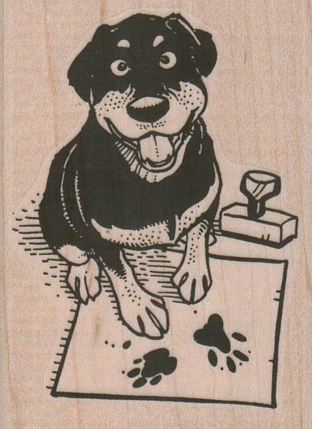 Dog Stamper 2 1/4 X 3