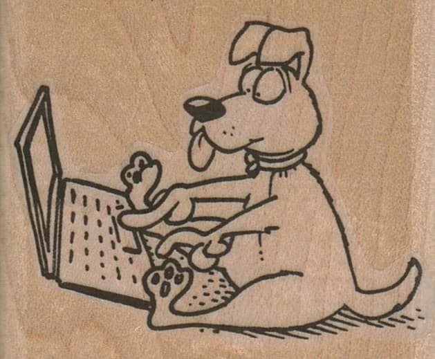 Internet Dog 2 1/4 X 1 3/4