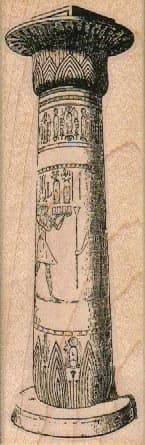 Egyptian Column/round Top 1 1/2 X 4 1/2