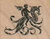 Stylized Rider/right 1 1/4 X 1