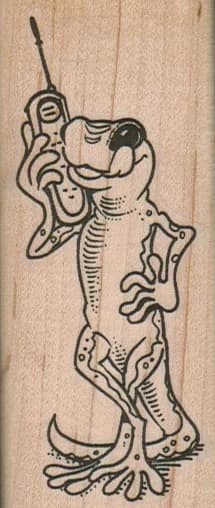 Gecko On Phone 1 1/2 X 3 1/2