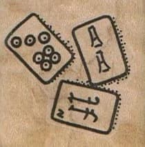 Mahjong Tiles (3) 1 1/2 X 1 1/2