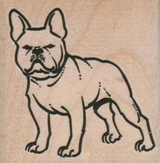 French Bulldog Standing 2 1/4 X 2 1/4