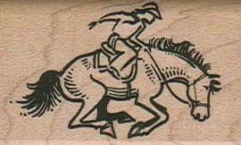 Buckin' Bronco 1 1/4 X 1 3/4