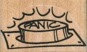 Panic Button 1 1/2 X 1