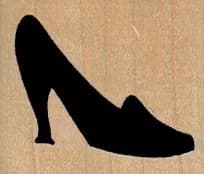High Heel Shoe Silhouette 1 1/2 X 1 1/4