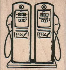 Esso Gas Tanks 2 X 2