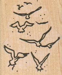 Flock Of Birds 1 1/2 X 1 3/4