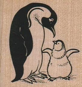 Penguin And Baby 2 X 2