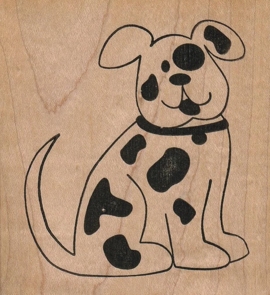 Spotted Dog 3 1/4 X 3 1/2