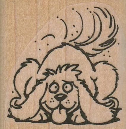 Tail Wagging Dog 1 1/2 X 1 1/2
