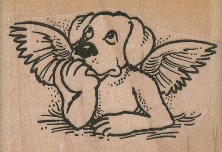 Dog Angel 2 1/2 X 1 3/4