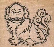 Foo Dog 2 1/2 X 2